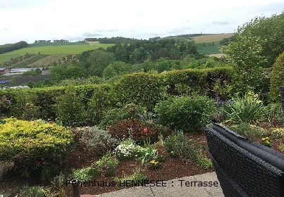 Ferienhaus HENNESEE: :Terrasse